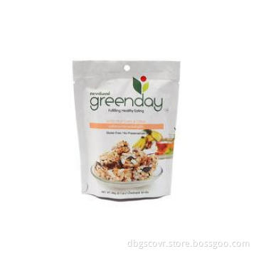 Custom printed Moisture Proof Stand Up Pouches For Snack Fo